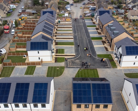 A bromford regeneration site showing construction work