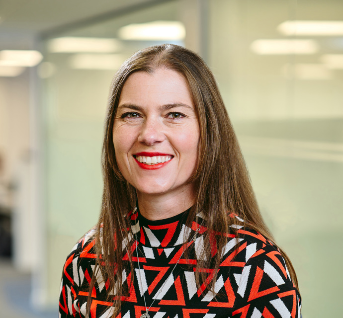 Head and shoulders photograph of a Bromford colleague in an office