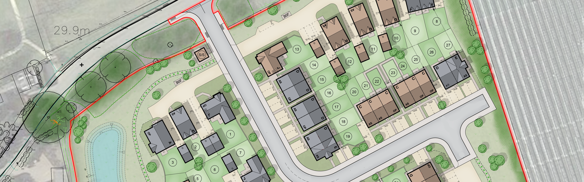 Offenham Site Layout