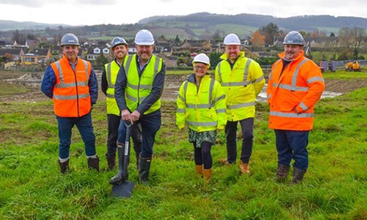 bromford colleagues in a construction site