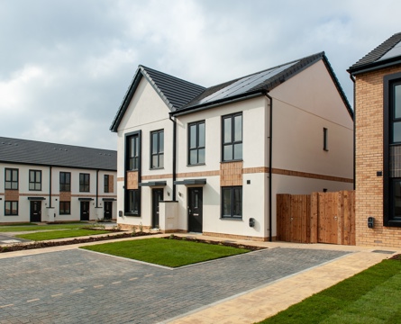 A bromford regeneration site showing construction work