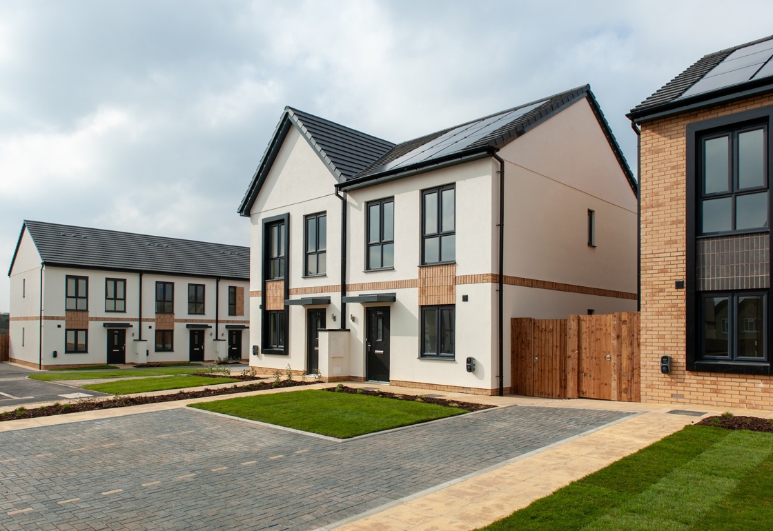 A bromford regeneration site showing construction work