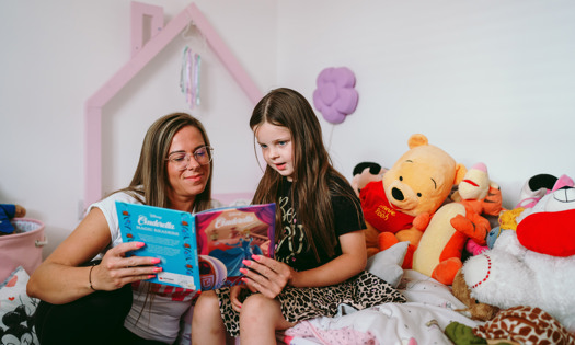 Customer Reading To A Child