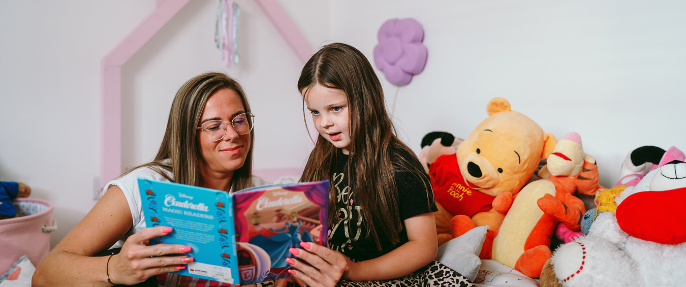 Customer Reading To A Child