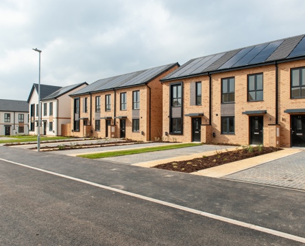 A bromford regeneration site showing construction work