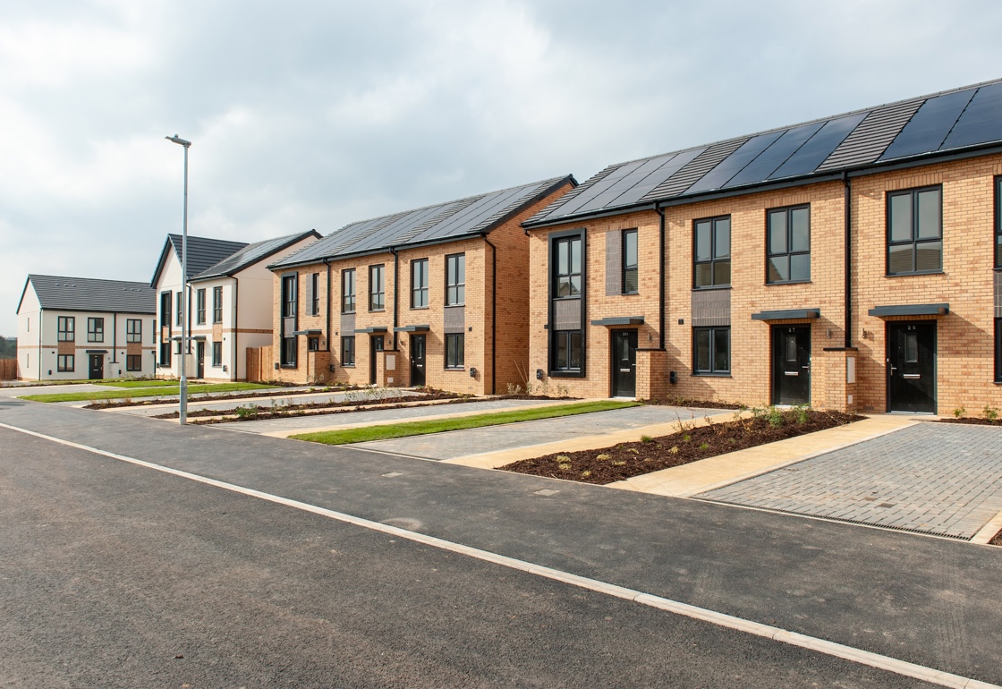 A bromford regeneration site showing construction work