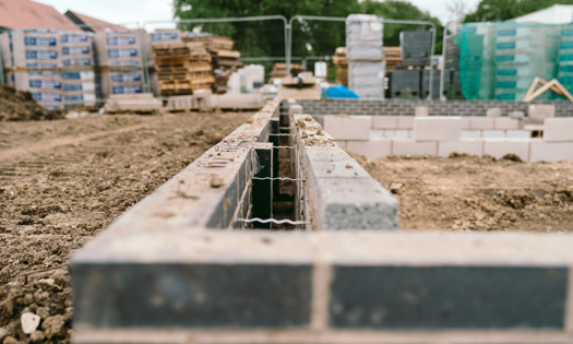 Close Up Of A Building Site