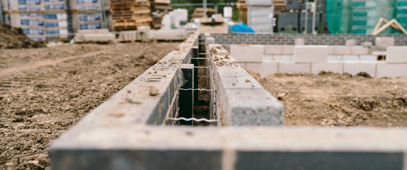 Close Up Of A Building Site